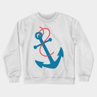 Blue Anchor Crewneck Sweatshirt